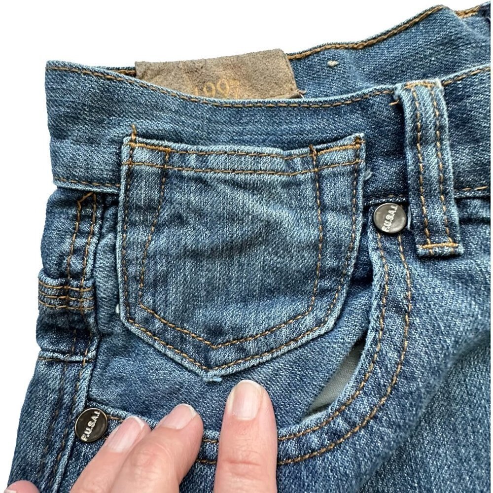 F.U.S.A.I 1997 Vintage Medium Wash Straight Leg Denim Jeans (32) - Picture 10 of 14
